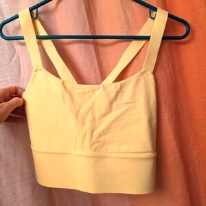 Athleta Sports Bra Large Yellow
